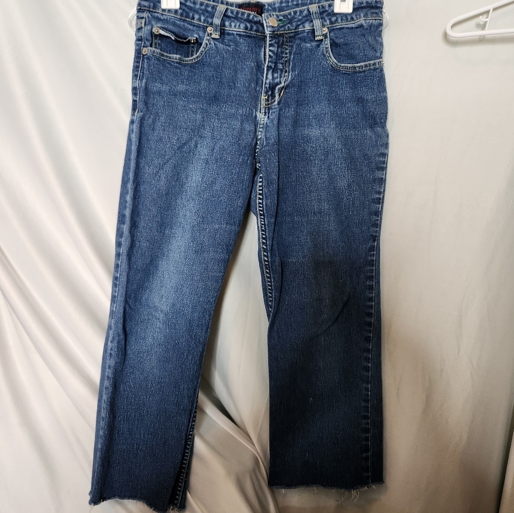 Tommy Jeans Denim Cut-Off Pants Size 9